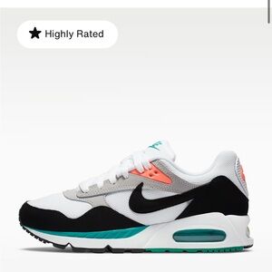 Nike White Black Teal Air Max Correlate
